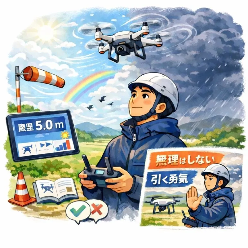 冬の風への向き合い方【宮城県仙台市、名取市ドローンスクール】