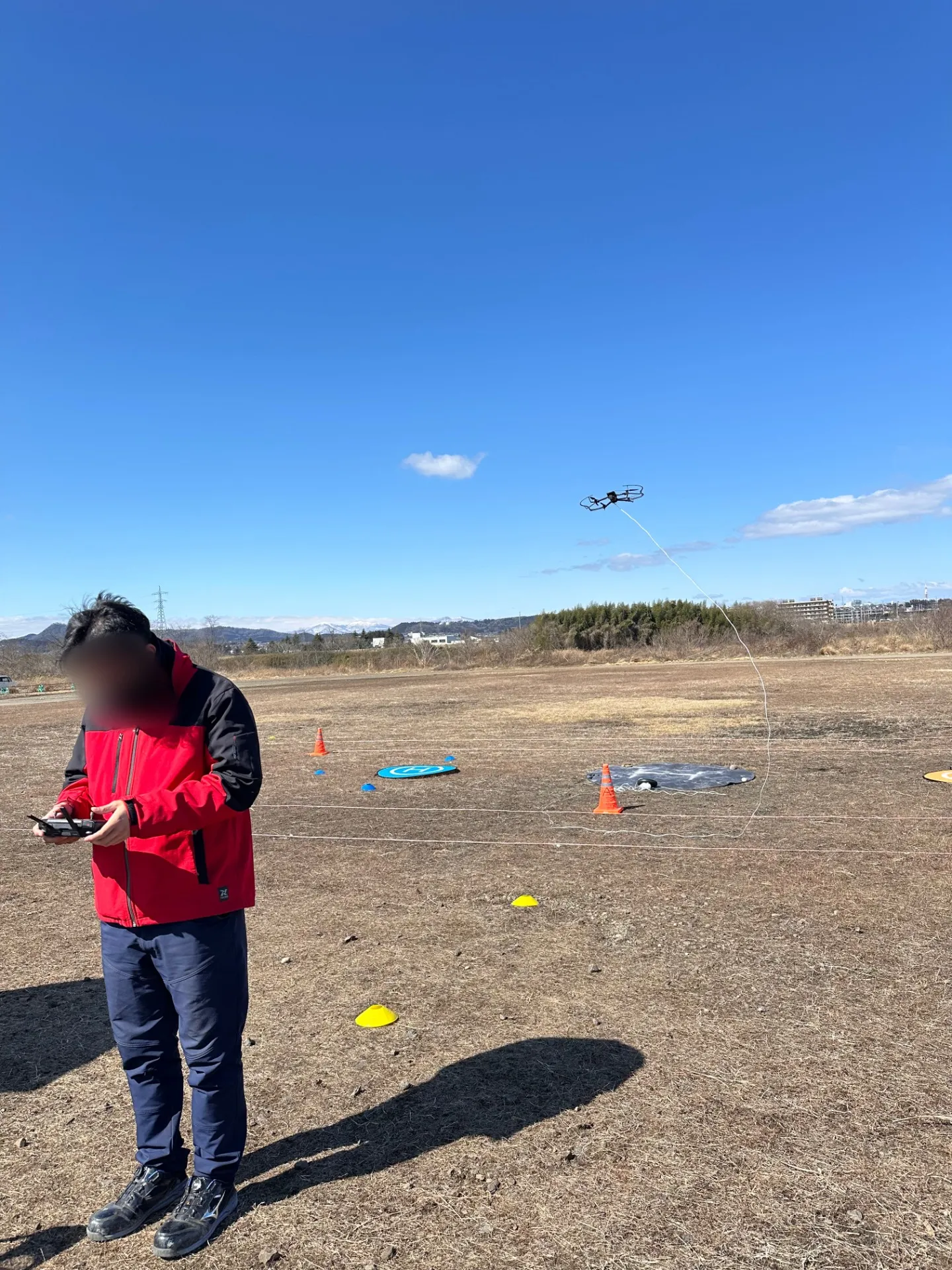 ドローン実地講習の様子①【宮城県仙台市・名取市　ドローンスクール】